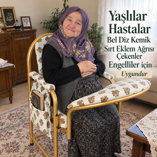 🌙 Secdegönül™ Destekli Namaz Sandalyesi